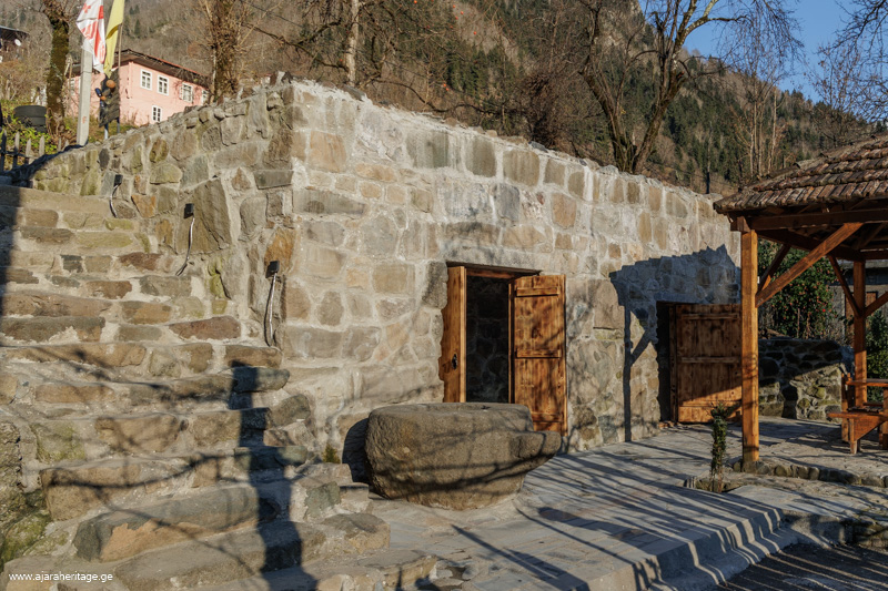 A historical cellar was restored in the village of Chikuneti